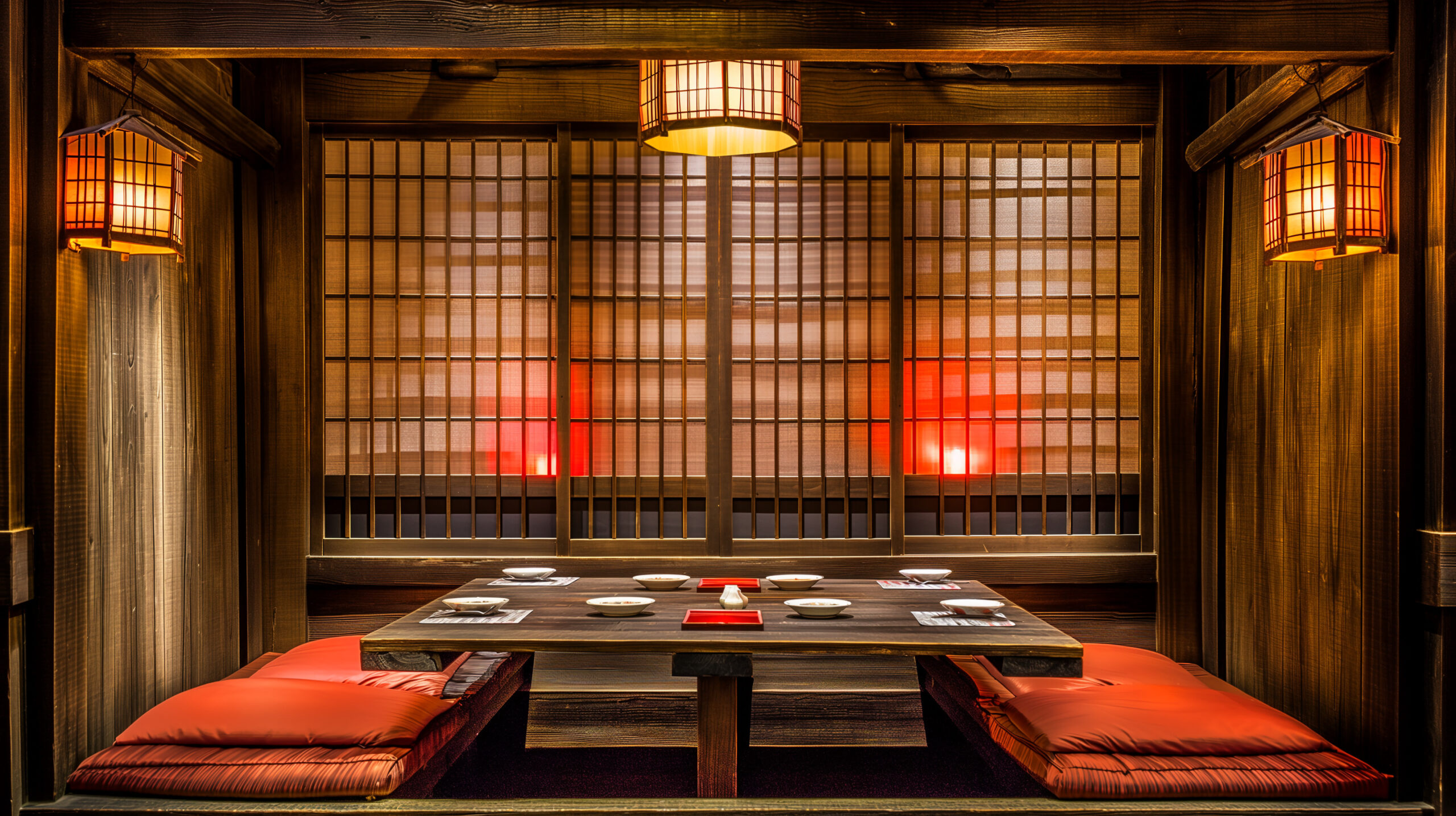 落ち着いた雰囲気の和室個室の画像